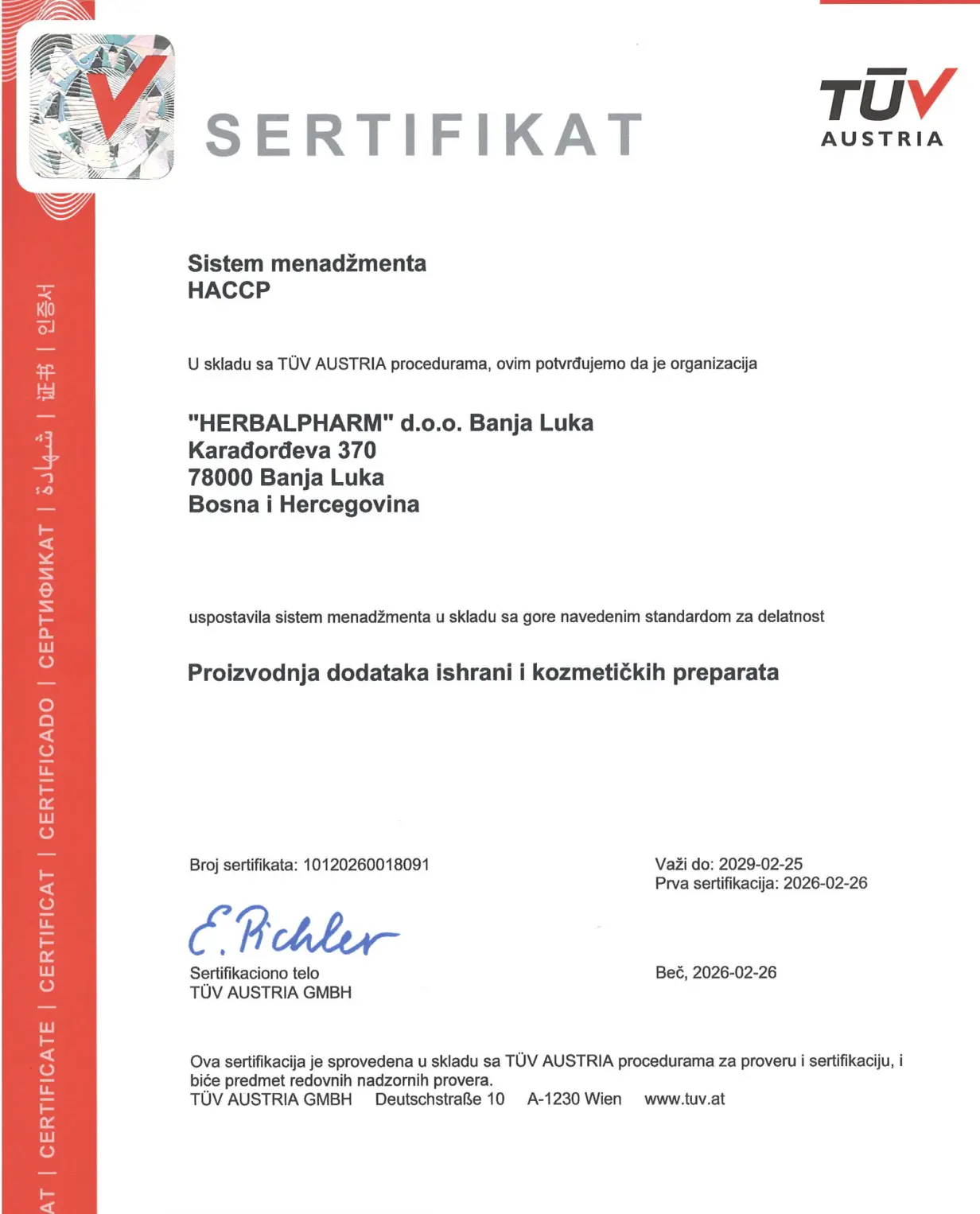 Institut / regulativa