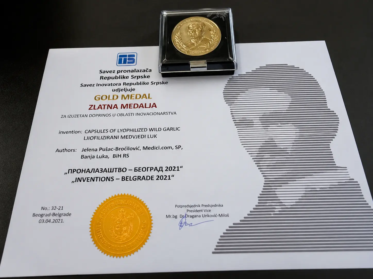 Zlatna medalja za inovaciju